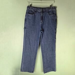 Roark Womens 30 Hwy 1 Jeans Relaxed Fit Straight Leg Carpenter Utility Workwear